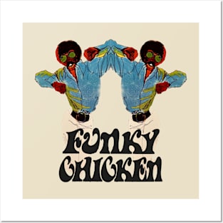 Funky chicken Posters and Art